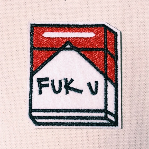 3/$15 FUK U IRON PATCH - Picture 1 of 2